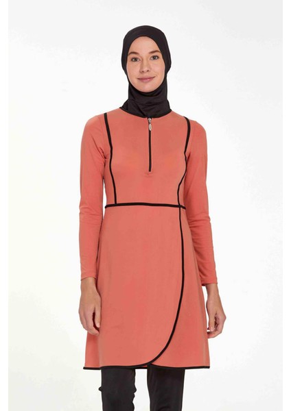 Likralı Tam Kapalı Tesettür Mayo Ella 4546 Tarçın fiyatları