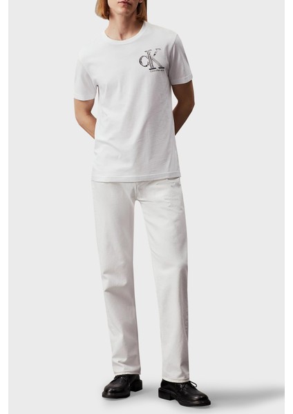 Pamuklu Regular Fit Bisiklet Yaka T Shirt J30J325498YAF Erkek T Shirt J30J325498 Yaf modelleri