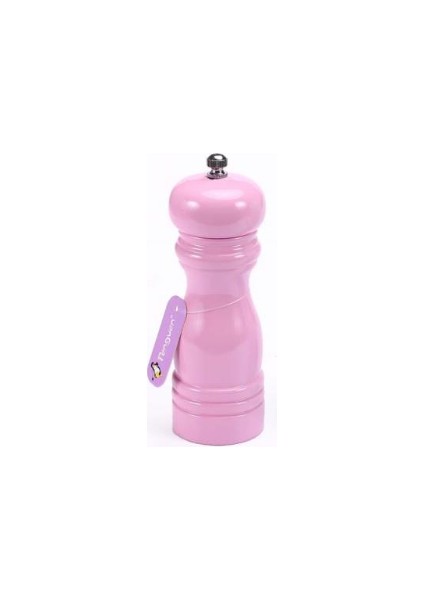 1555 Ahşap Karabiber, Tuz ve Baharat Öğütücü (Pembe) Karabiber Değirmeni