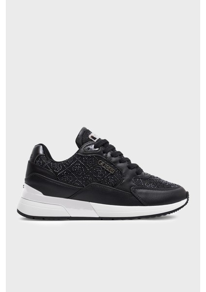 MOXEA10 Logolu Kalın Tabanlı Sneaker Ayakkabı FLJMOXFAL12 Kadın Ayakkabı Fljmox FAL12 Blkgu