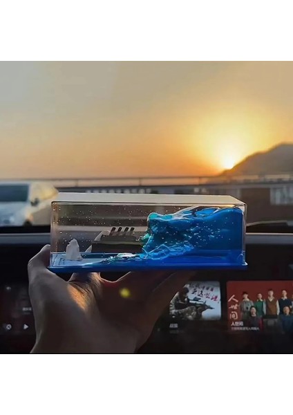 Batmayan Aşk Gemisi Sevgililer Günü Batmayan Gemi Akvaryum Süsü