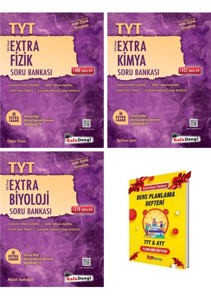 TYT Soru Bankası Extra Fizik Kimya Biyoloji