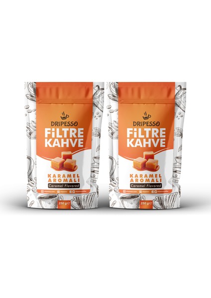 Karamel Aromalı Filtre Kahve 500G