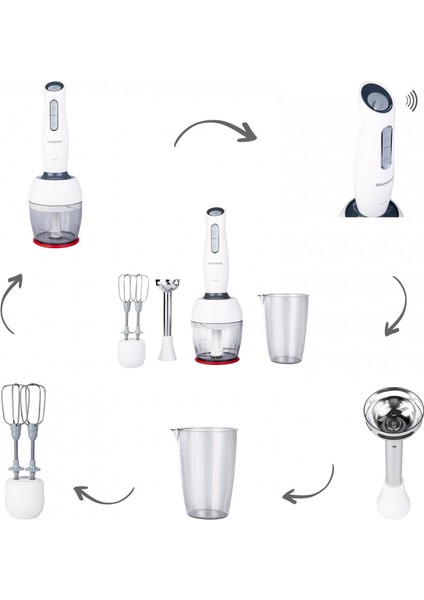 Handmaid 1904h Bulut Kremi Blender Set