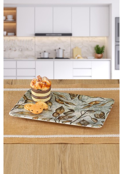 Yaprak Model 31X21CM Kayık Tabak