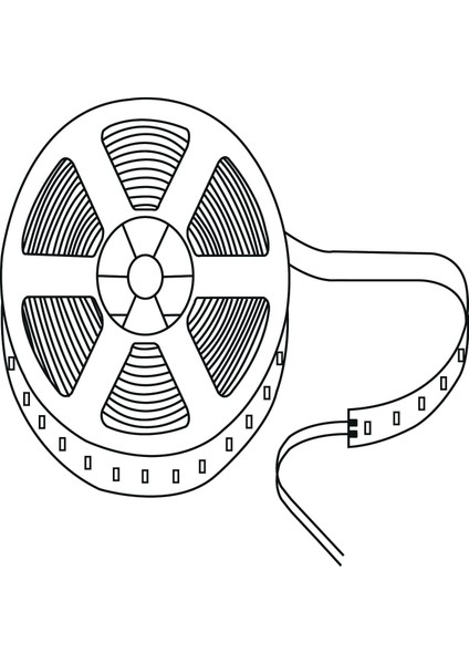 İç Mekan 2835 Şerit 240 LED 12V 5m Noas