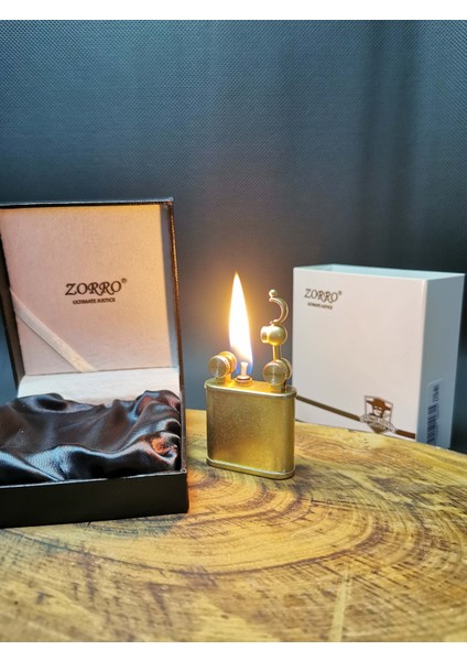 Kişiye Özel Gold Renk Benzinli Pirinç Gövde Çakmak fiyatları
