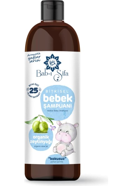 Bab-ı Şifa Bitkisel Zeytin Yağlı Kokusuz 400ML Şampuan