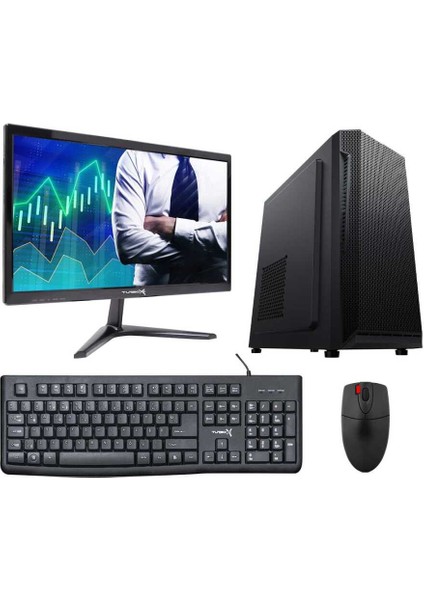 TX5245 Intel Core I5 4440 8gb Ram 256GB SSD 19.5 Monitör Freedos Masaüstü Ofis Bilgisayarı
