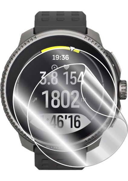 Suunto Race Gps Sports Watch ile Uyumlu Ipg Hydrogel Ekran Koruyucu (2 Adet)