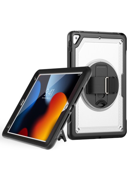 iPad 10.2 (2020)(2021) / iPad Pro (2017) / iPad Air (2019) El Kayışı Tablet Kılıfı (Yurt Dışından)