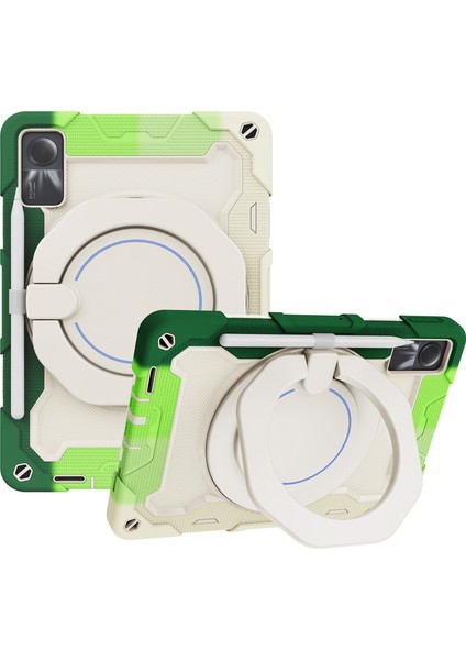Xiaomi Redmi Pad Se Tablet Kılıfı Pc + Kavrama Çubuğu ile Silikon Kapak (Yurt Dışından)