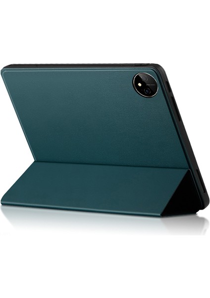 Huawei Matepad Pro 11 (2024) Pu Deri Kılıf Üç Katlı Stand Tablet Kapağı (Yurt Dışından)