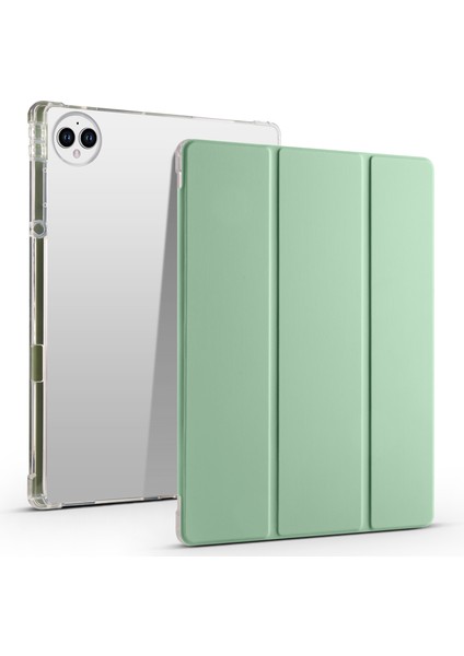 Huawei Matepad Pro 13.2 Tablet Deri Kılıf Üç Katlı Stand Kalem Yuvası Kapağı (Yurt Dışından)