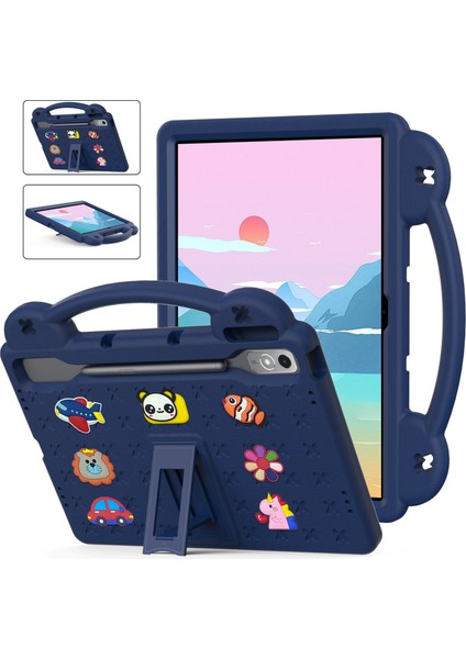 Lenovo Tab P12 Eva Kılıf Kickstand Drop Koruyucu Sağlam Tablet Kapaklı (Yurt Dışından)
