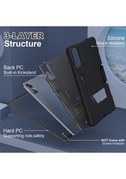 Xiaomi Redmi Pad Se Darbeye Dayanıklı Silikon + Kickstand ile Pc Tablet Kapağı (Yurt Dışından) modelleri