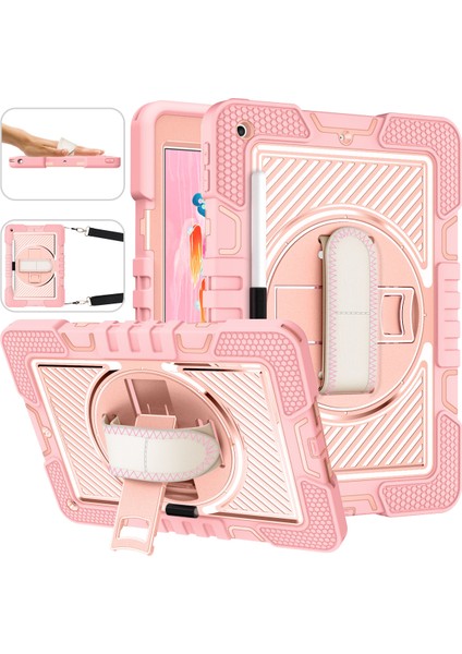 iPad 9.7 Inç (2017) / (2018) Tablet Kılıfı Askılı Düşmeyi Önleyici Kickstand Kapağı (Yurt Dışından)