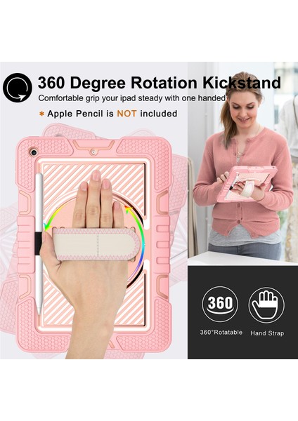 iPad 9.7 Inç (2017) / (2018) Tablet Kılıfı Askılı Düşmeyi Önleyici Kickstand Kapağı (Yurt Dışından) modelleri