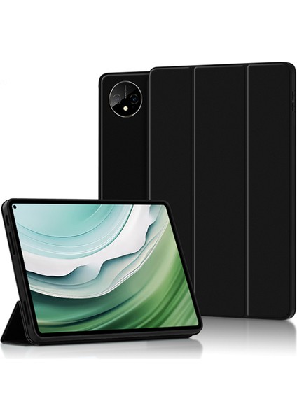 Huawei Matepad Pro 11 (2024) Pu Deri Kılıf Üç Katlı Stand Tablet Kapağı (Yurt Dışından)