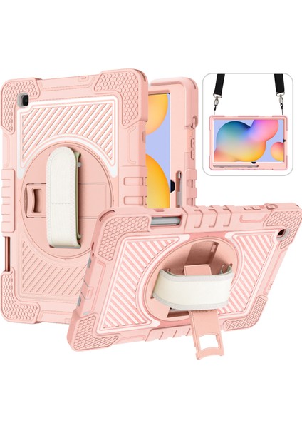 Samsung Galaxy Tab S6 Lite / S6 Lite (2022) Askılı Kickstand Tablet Kılıfı (Yurt Dışından)