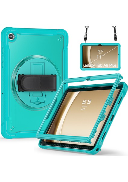Samsung Galaxy Tab A9+ Askılı El Askılı Kickstand Tablet Kılıfı (Yurt Dışından) fiyatları