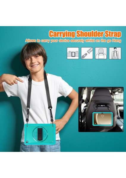 Samsung Galaxy Tab A9+ Askılı El Askılı Kickstand Tablet Kılıfı (Yurt Dışından) indirimleri