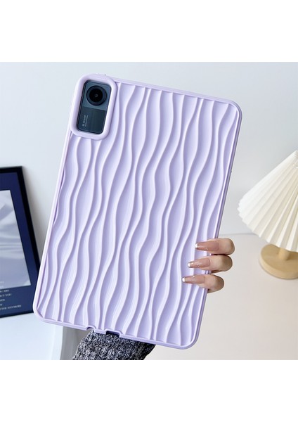 Xiaomi Redmi Pad Se Su Dalgalanma Doku Kılıfı Esnek Tpu Darbeye Dayanıklı Tablet Kapağı (Yurt Dışından)