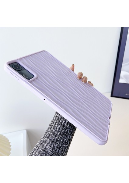 Xiaomi Redmi Pad Se Su Dalgalanma Doku Kılıfı Esnek Tpu Darbeye Dayanıklı Tablet Kapağı (Yurt Dışından)