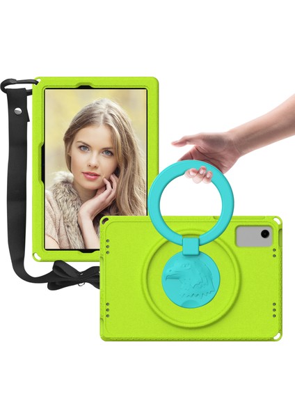 Samsung Galaxy Tab A9+ Döner Tutma Kolu Askılı Kickstand Kapağı (Yurt Dışından) modelleri