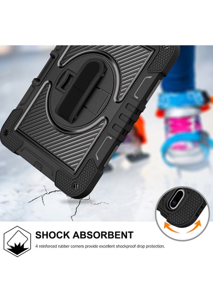 iPad 10.2 (2021) / (2020) / (2019) Kickstand Kılıf Askılı Tablet Kapağı (Yurt Dışından) fırsatları