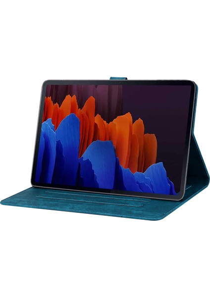 Samsung Galaxy Tab S9 Fe Plus Deri Tablet Kılıfı Kart Yuvaları Kapağı (Yurt Dışından)