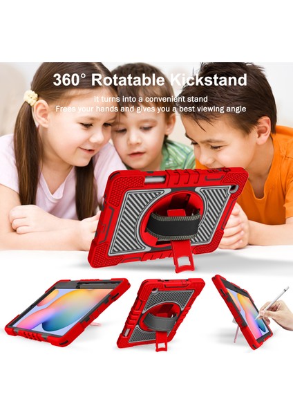 Samsung Galaxy Tab S6 Lite / S6 Lite (2022) Askılı Kickstand Tablet Kılıfı (Yurt Dışından) indirimleri