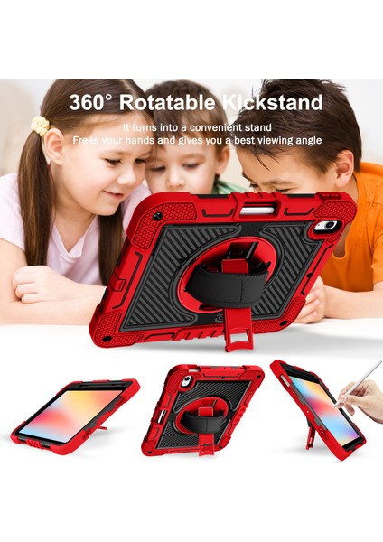 iPad 10.9 (2022) Kickstand Düşmeyi Önleyici Askılı Tablet Kılıfı (Yurt Dışından) indirimleri