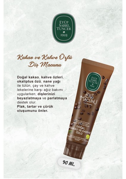 Diş Macunu 4 Al 3 Öde Kakao Özlü 90 ml ve Kulak Çubuğu
