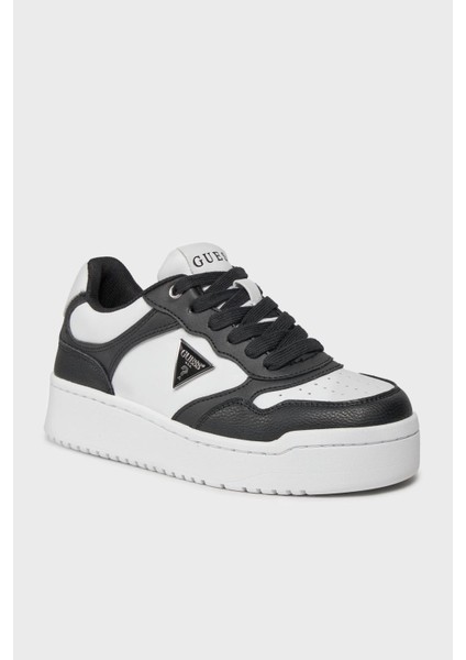 Miram4 Logolu Kalın Tabanlı Sneaker Ayakkabı FLJMR4ELE12 Kadın Ayakkabı Fljmr4 ELE12 Whblk indirimleri