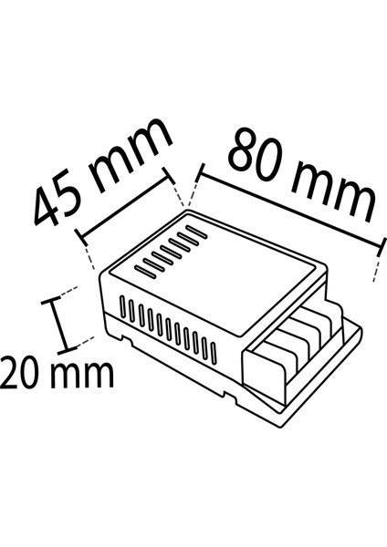 3A Slim Trafo 36W Noas