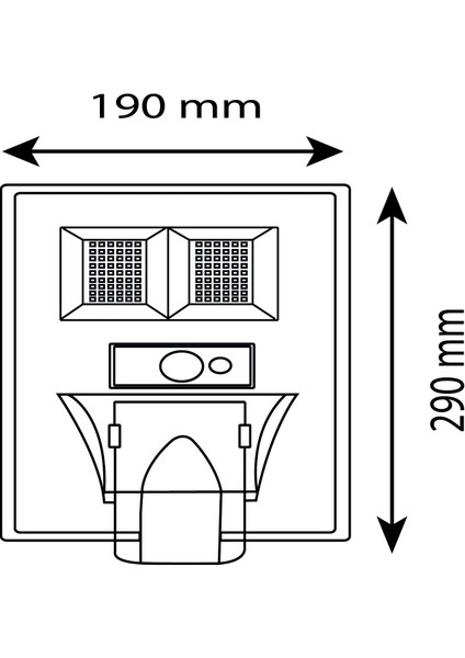 Solar Sokak Armatürü 100W Noas indirimleri