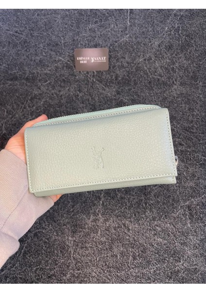 SL-2238 Deri Çok Kartlıklı ve Fermuarlı Cüzdan (16,5 Cm/9cm) Sanat Leather modelleri