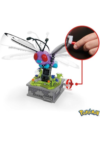 Pokemon Construx Motion Butterfree Mekanik Yapı Blok Seti