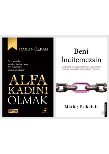 Alfa Kadını Olmak - Beni İncitemezsin - 2 Kitap