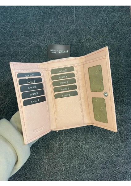 SL-2238 Deri Çok Kartlıklı ve Fermuarlı Cüzdan (16,5 Cm/9cm) Sanat Leather fiyatları