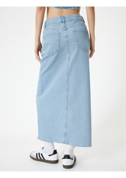 Midi Jean Skirt