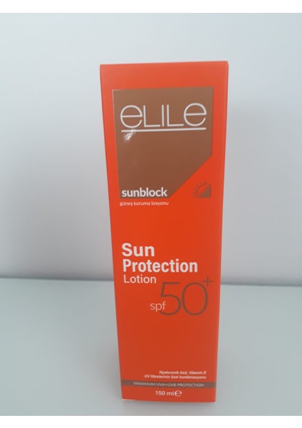 Sunblock Sun Protection Lotion - Shea Butter ve Hyaluronic Acid Içeren Güneş Koruma Losyonu 150 ml