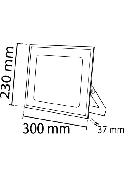 LED Projektör 100W Noas