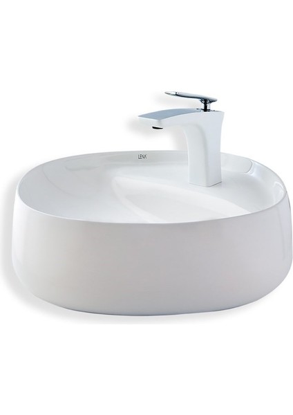 E-2108 Tezgah Üstü Porselen Lavabo