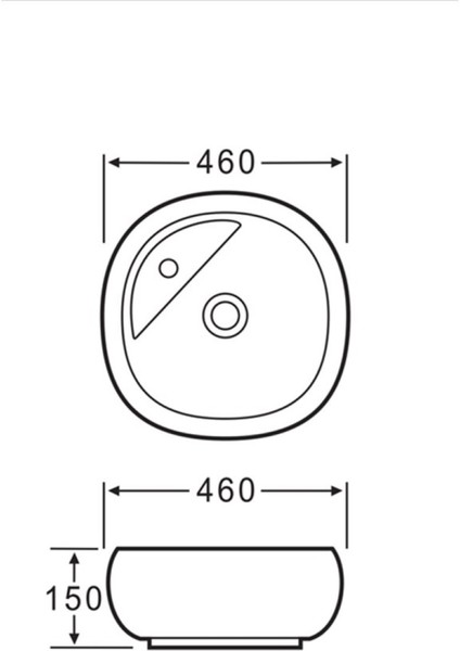 E-2108 Tezgah Üstü Porselen Lavabo fiyatları