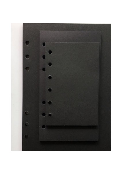 Siyah Stil A7 A5 A6 A7 Siyah Zanaat Beyaz Gevşek Yaprak Defter Dolum Spiral Ciltleyici Iç Sayfa Çizgi Nokta Izgara Iç Kağıt Kırtasiye (Yurt Dışından)