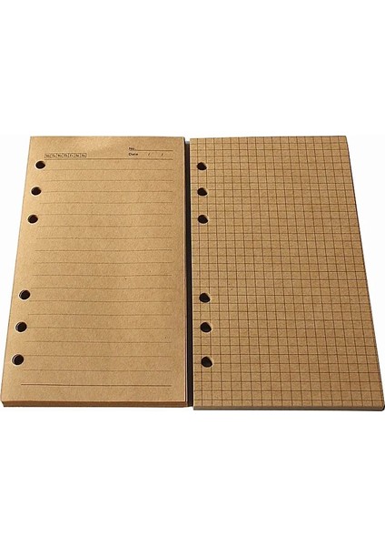Altın Tarzı A5 40 Sayfalık A5 A6 Gevşek Yaprak Dolum Iç Sayfa Kcraft Haftalık Aylık Satır Boş Iç Sayfa Iç Kağıt Kırtasiye (Yurt Dışından) fırsatları