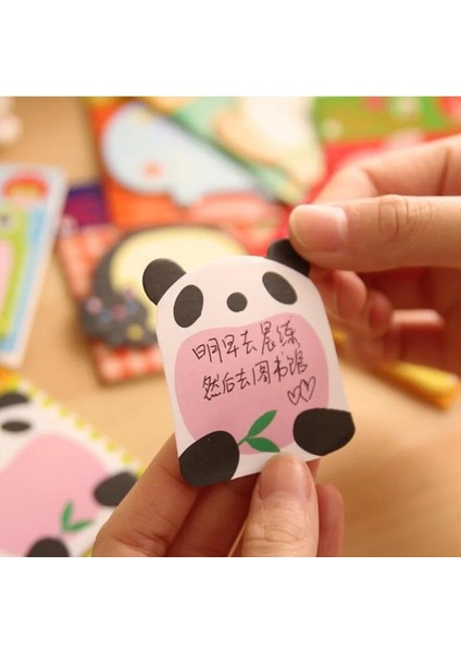 Panda Stili Ticker Sevimli Kawaii Hayvan Yapışkan Notlar Not Defteri Bloknot Ofis Okul Kaynağı Kırtasiye Panda Kedi Kitty Imi (Yurt Dışından) fırsatları