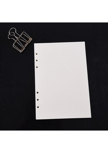 NO.2023 Tarzı A6 A5 A6 A7 Siyah Zanaat Beyaz Gevşek Yaprak Defter Dolum Spiral Ciltleyici Iç Sayfa Çizgi Nokta Izgara Iç Kağıt Kırtasiye (Yurt Dışından)
